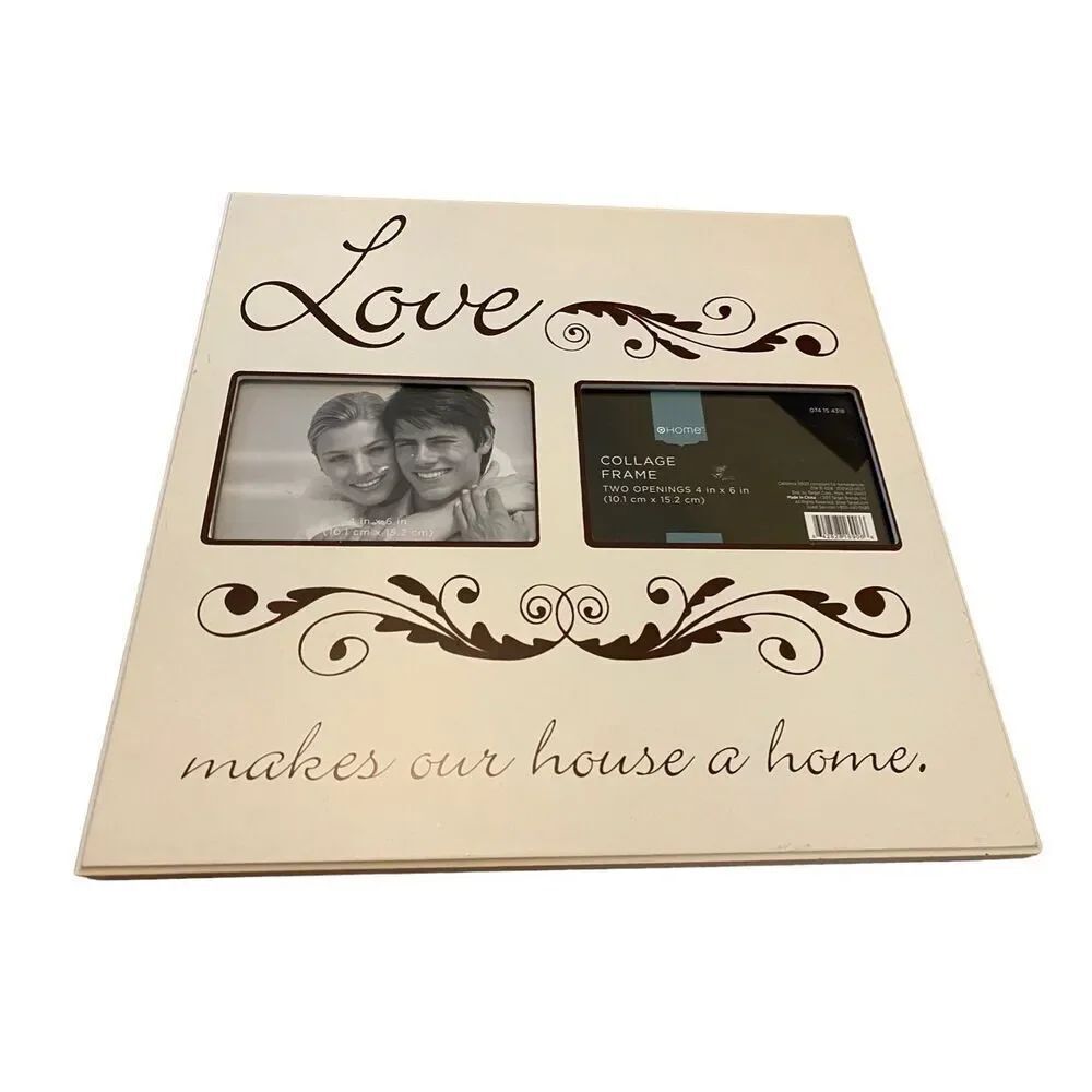 14 x 14 Wall Mounted Love Collage Picture Frame Home Decorations Photo